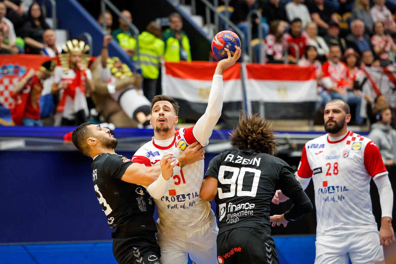 Jonkoping: Svjetsko rukometno prvenstvo, skupina G, Hrvatska - Egipat