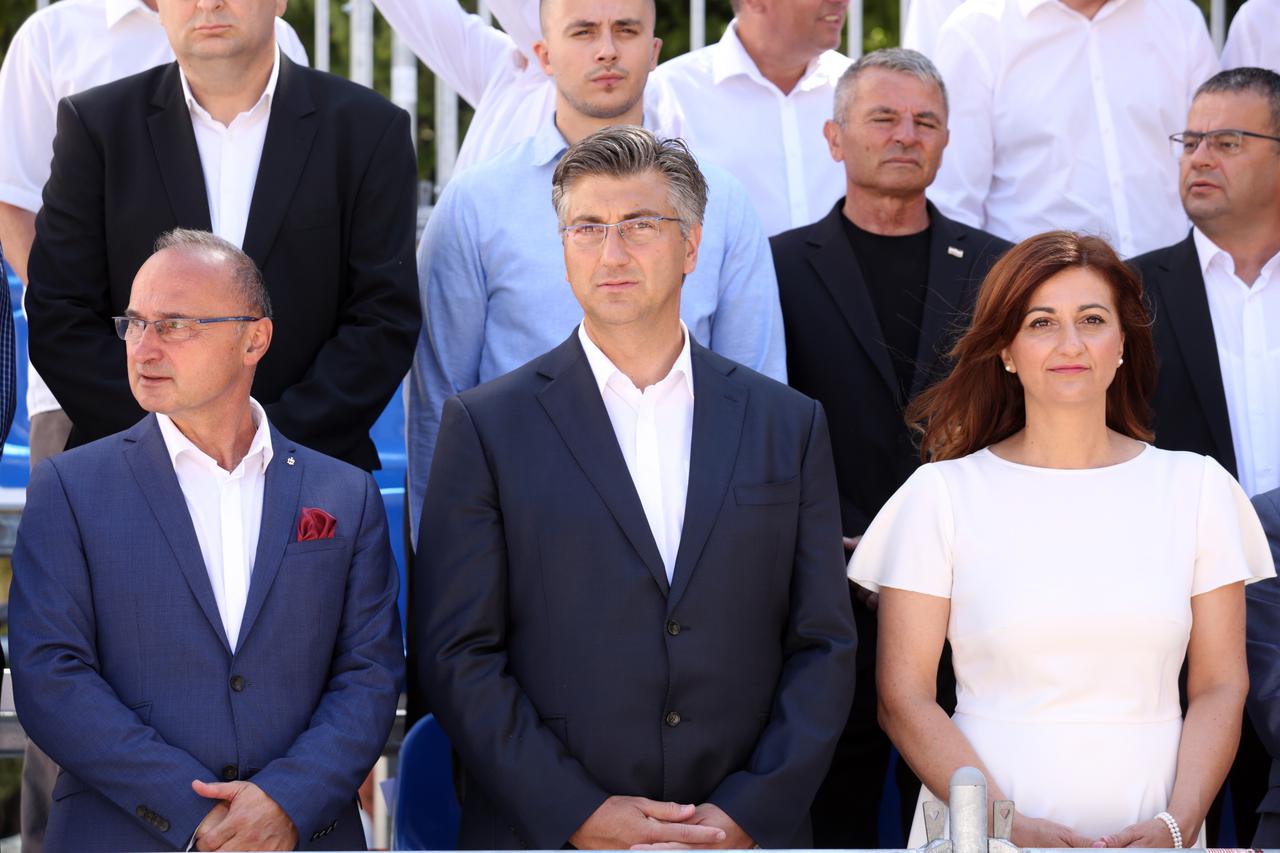 Premijer Andrej Plenković prisustvovao proslavi blagdana Velike Gospe u Sinju