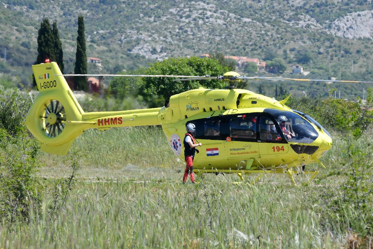 Šibenik: Helikopterske hitne medicinske službe svakodnevno obavljaju prijevoz pacijenata