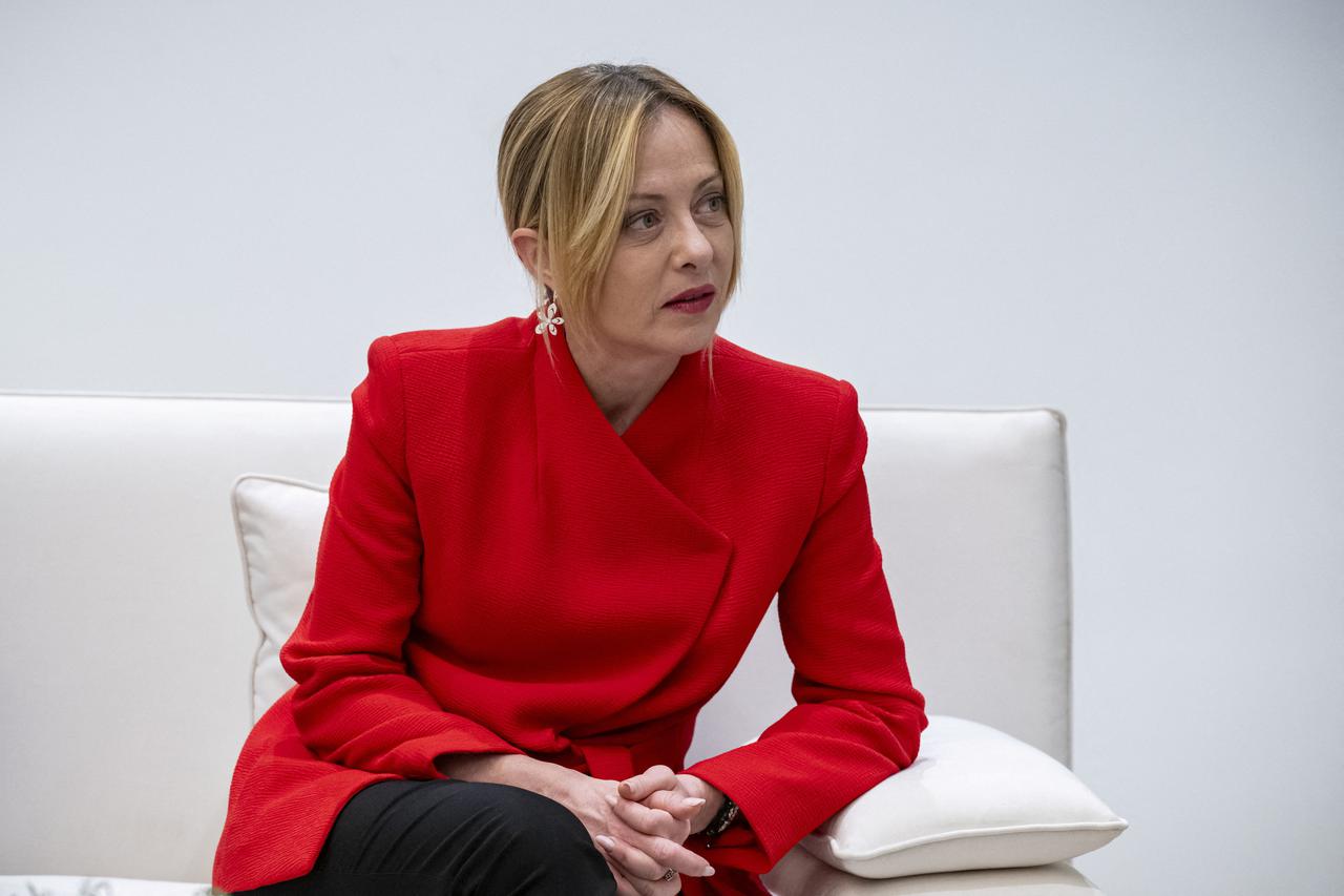 Italian Prime Minister Giorgia Meloni meets with the President of the United Arab Emirates Sheikh Mohamed bin Zayed Al Nahyan