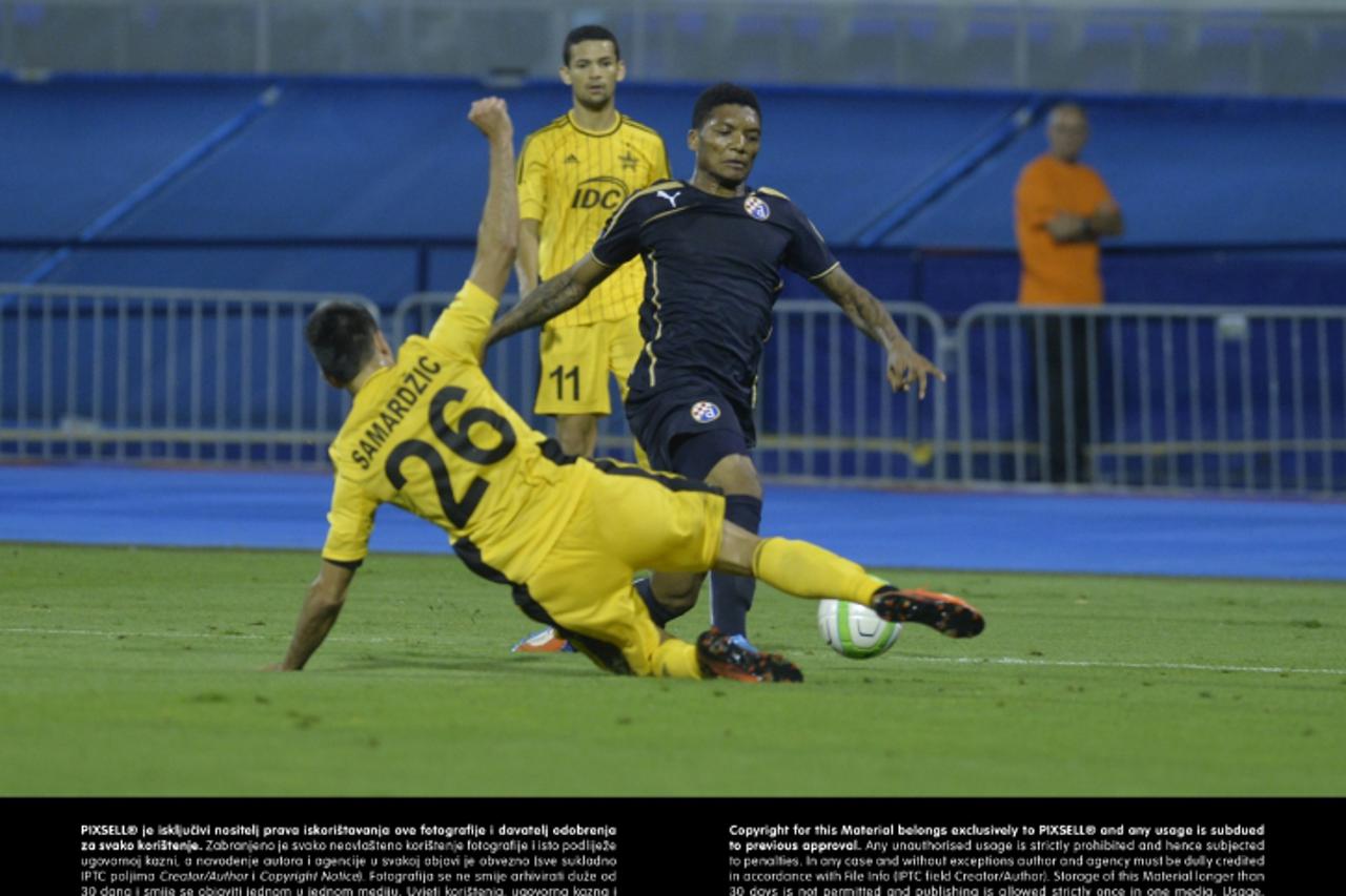 '30.07.2013., stadion u Maksimiru, Zagreb - Prva utakmica 3. pretkola Lige prvaka, GNK Dinamo - FC Sheriff Tiraspol. Junior Fernandes. Photo: Marko Lukunic/PIXSELL'