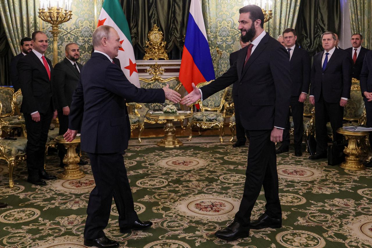Russian President Putin to meet Syrian President al-Sharaa