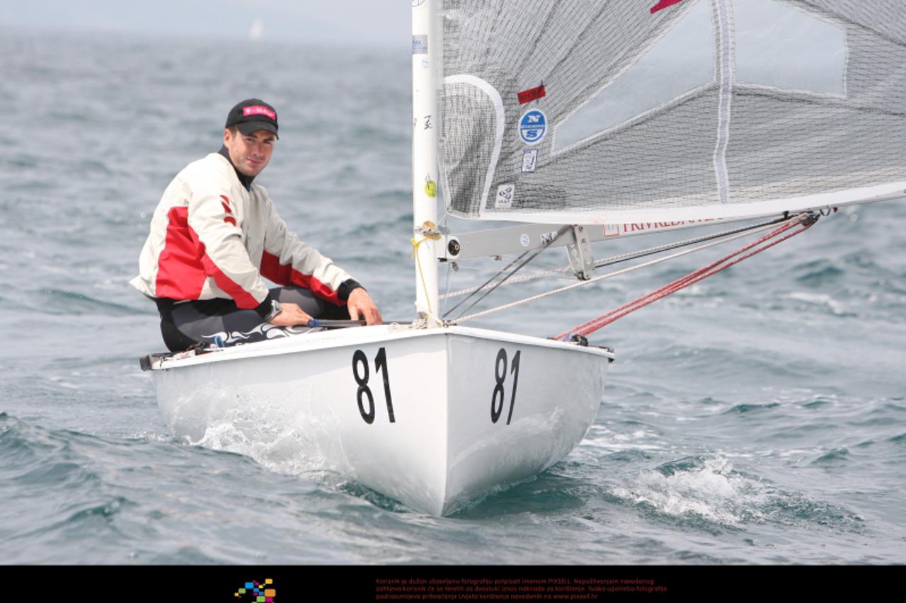 '12.05.2010., Split - Europsko prvenstvo za jedrilicare u klasi FINN koja se odrzava u Splitu. Drugi dan natjecanja napokon su se stekli uvjeti za jedrenje. Ivan Kljakovic-Gaspic. Photo: Ivo Cagalj/PI