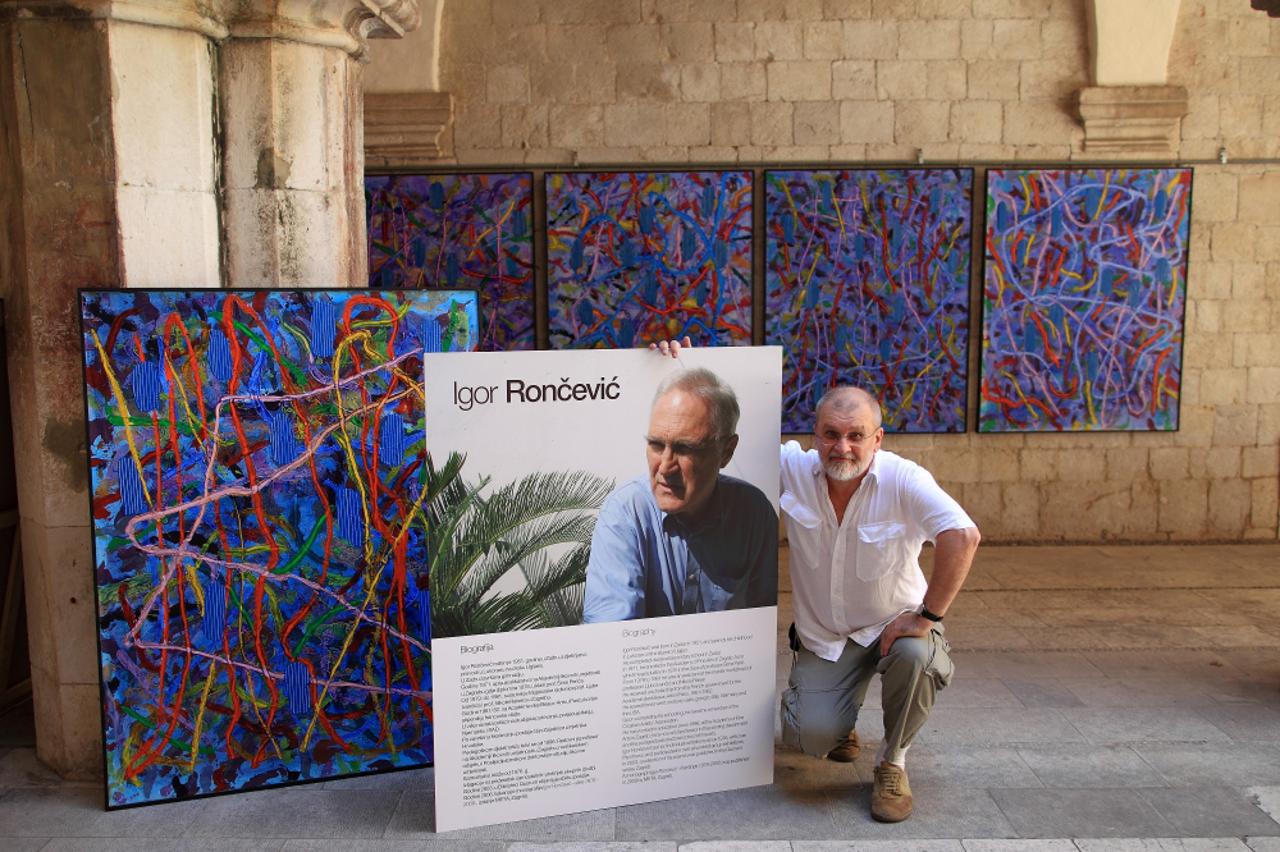 Antun Maračić, kustos izložbe Igora Rončevića