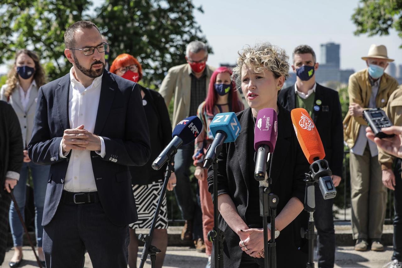 Predstavljena lista kandidata za Gradsku skupštinu Zagreba koalicije Možemo! - Zagreb je naš!