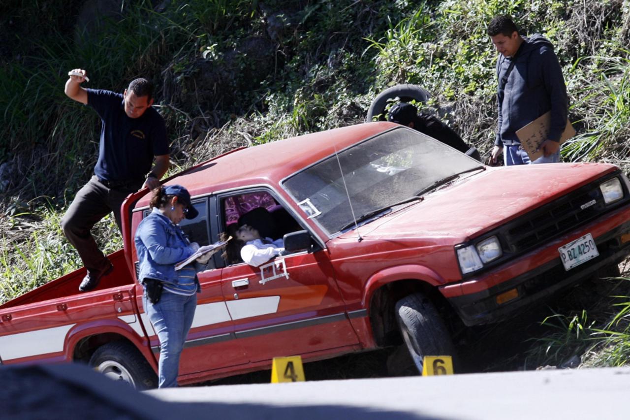 kamionet, luz marina paz villalobos, honduras, honduraška policija