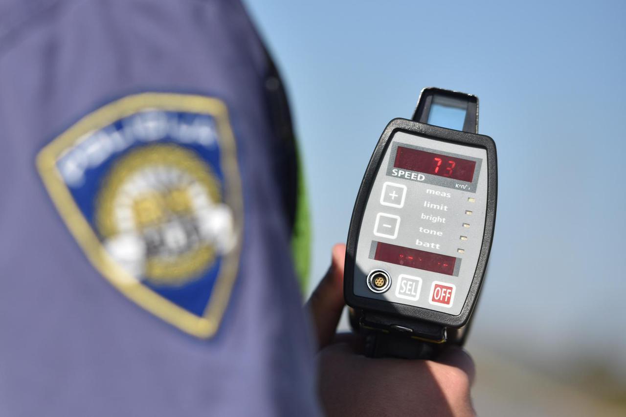 Vodice: U 24-satnoj akciji mjerenja brzine policija kontrolira brzinu na svim prometnicama