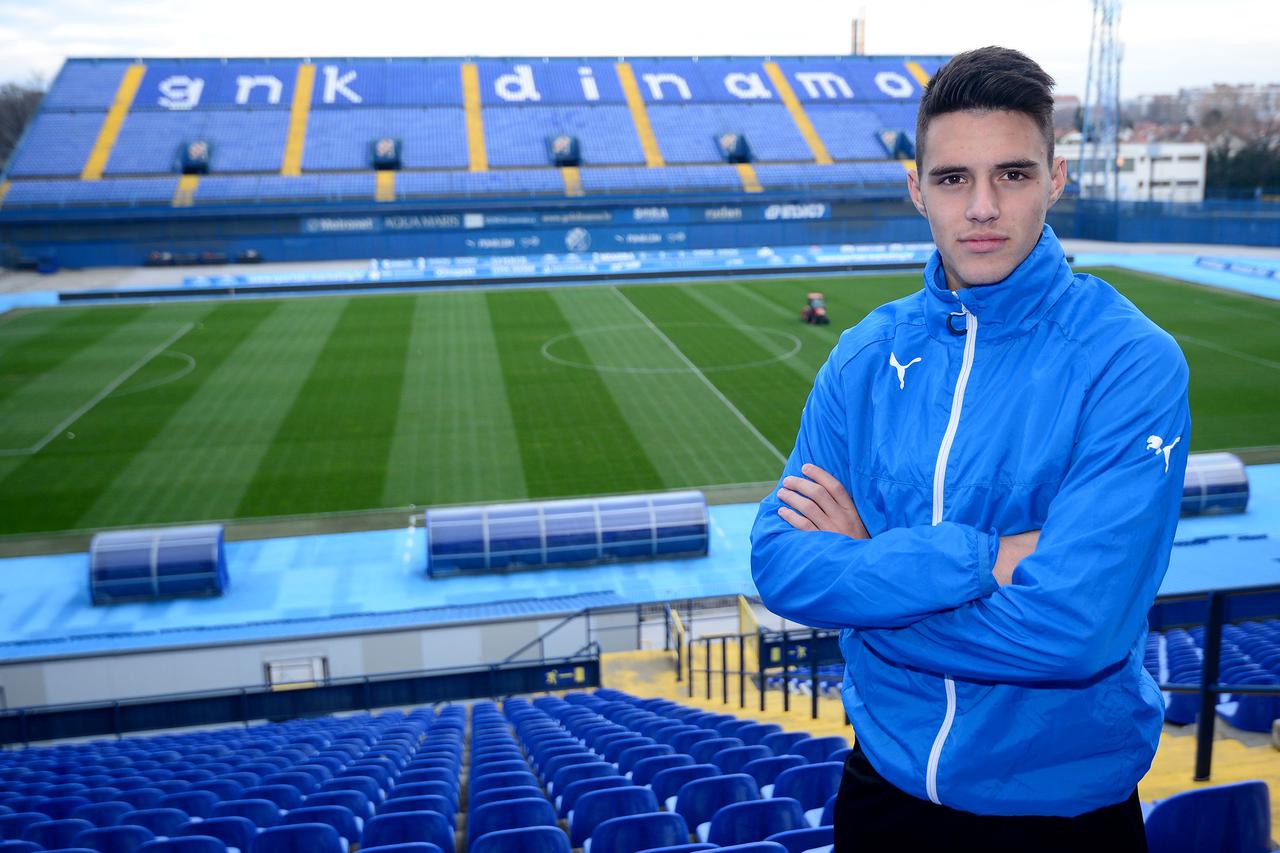 01.12.2015., Zagreb - Josip Brekalo, mladi nogometas GNK Dinamo Zagreb.  Photo: Marko Prpic/PIXSELL