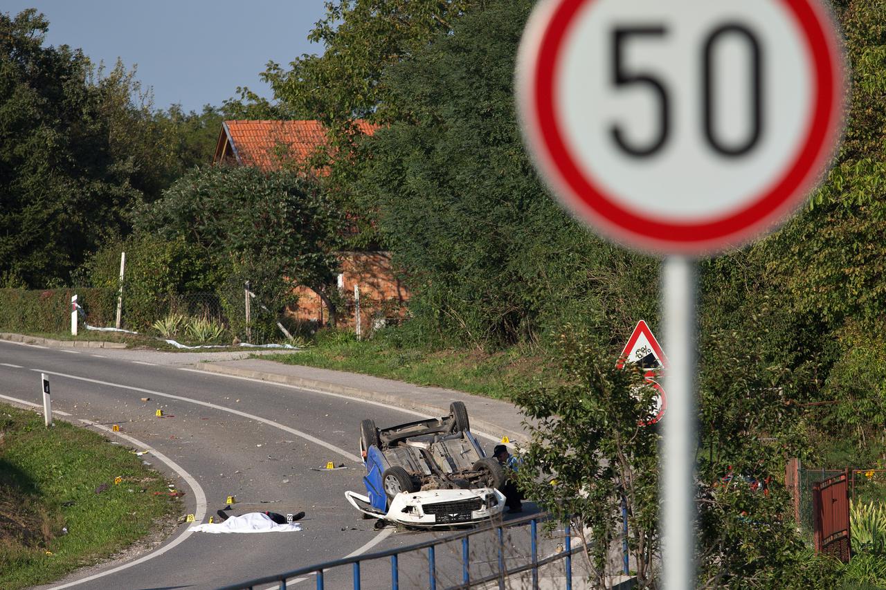 Dvije osobe poginule u nesreći kod Krapine