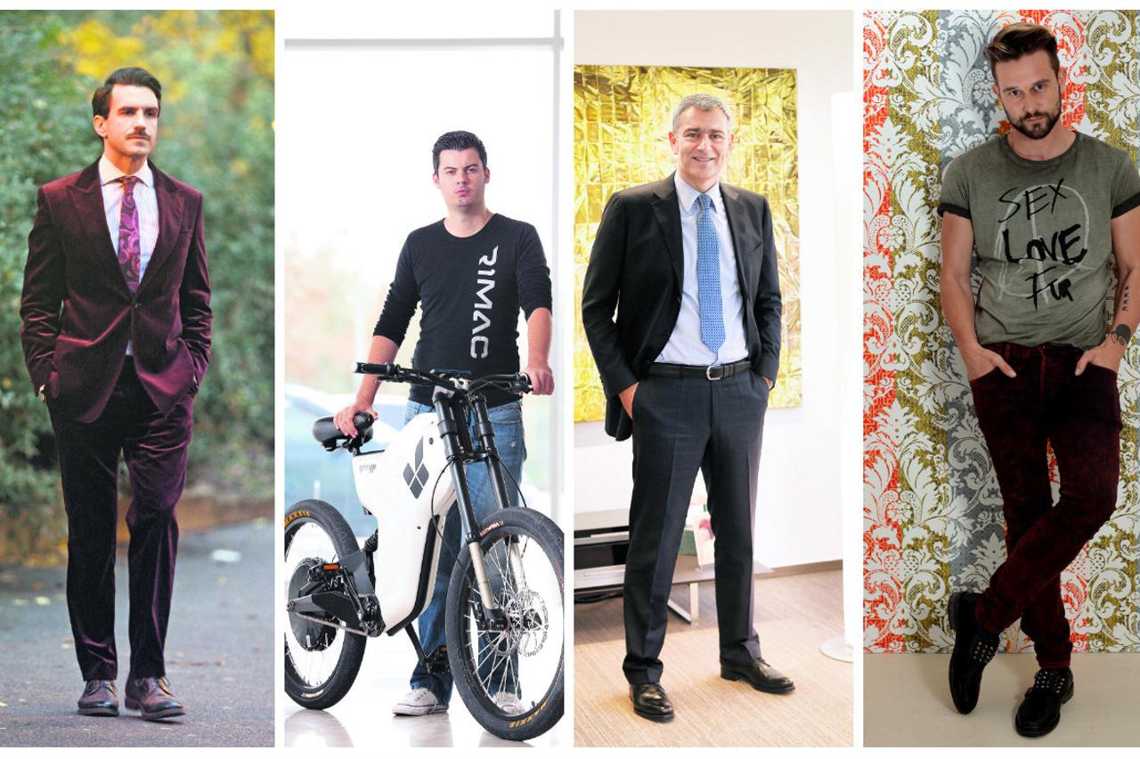 Kolaž poznati muškarci