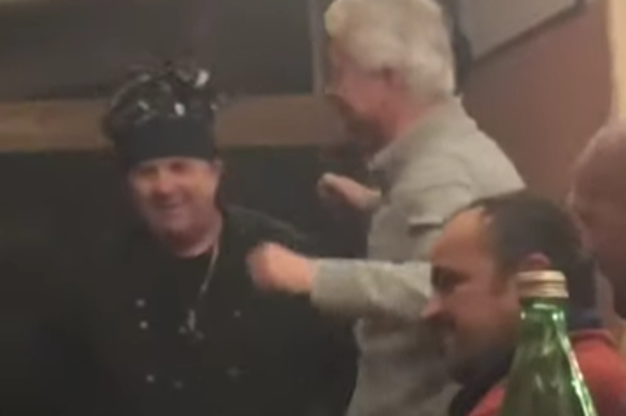 Željko Kerum u konobi "Pršut"