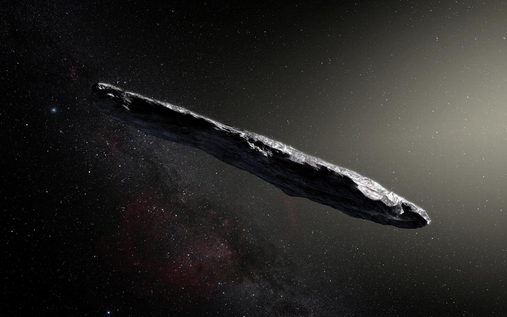 ilustracija kometa'Oumuamua