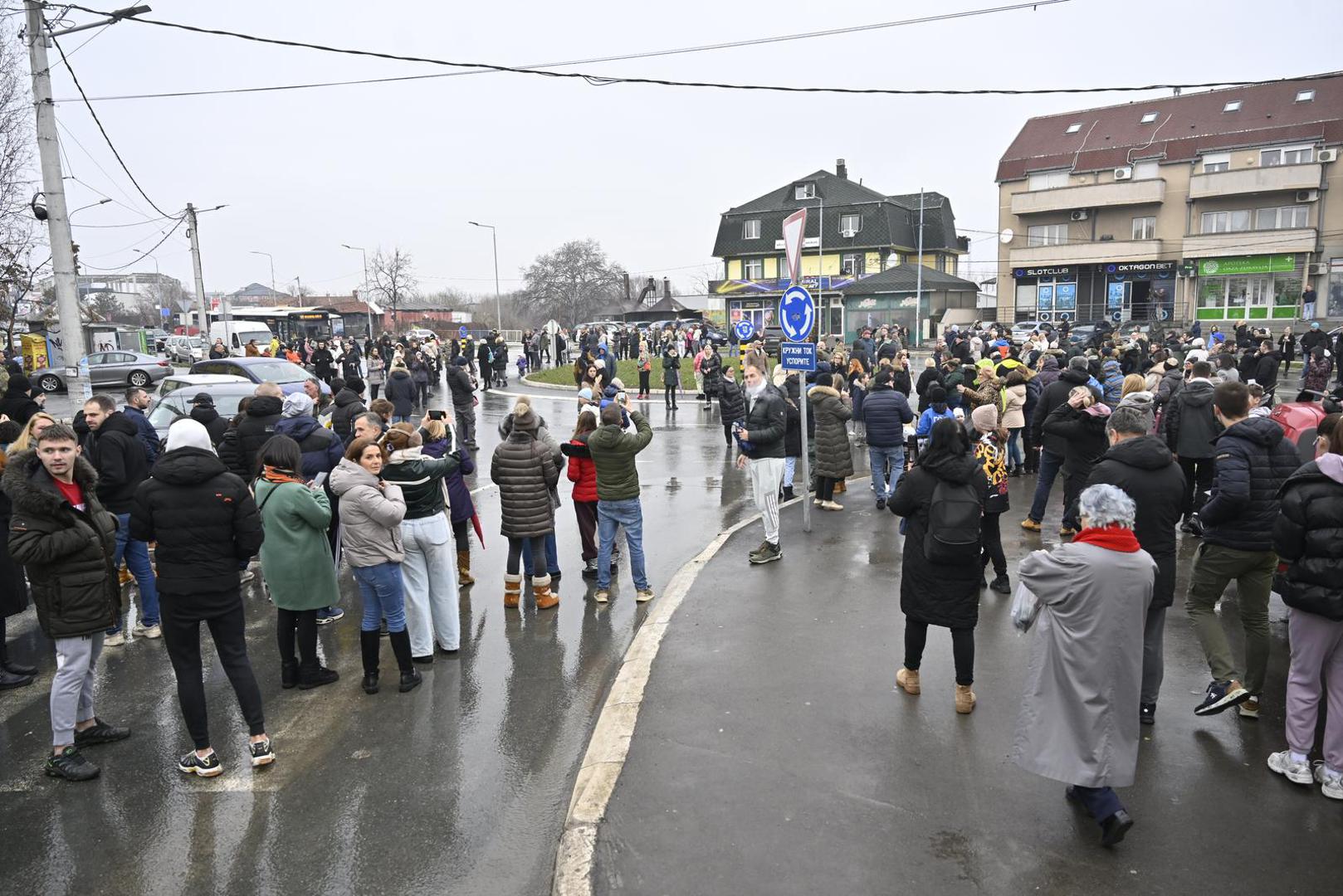 24, January, 2025, Belgrade - At 11:52, a protest was held at Rospi Cuprija in the "Stop, Serbia" campaign - 15 minutes of silence for 15 victims. Photo: M.M./ATAImages24, januar, 2025, Beograd - U 11.52 odrzan je protest kod Rospi Cuprije u akciji "Zastani, Srbijo" - 15 minuta tisine za 15 zrtava. Photo: M.M./ATAImages Photo: M.M./ATAImages/PIXSELL