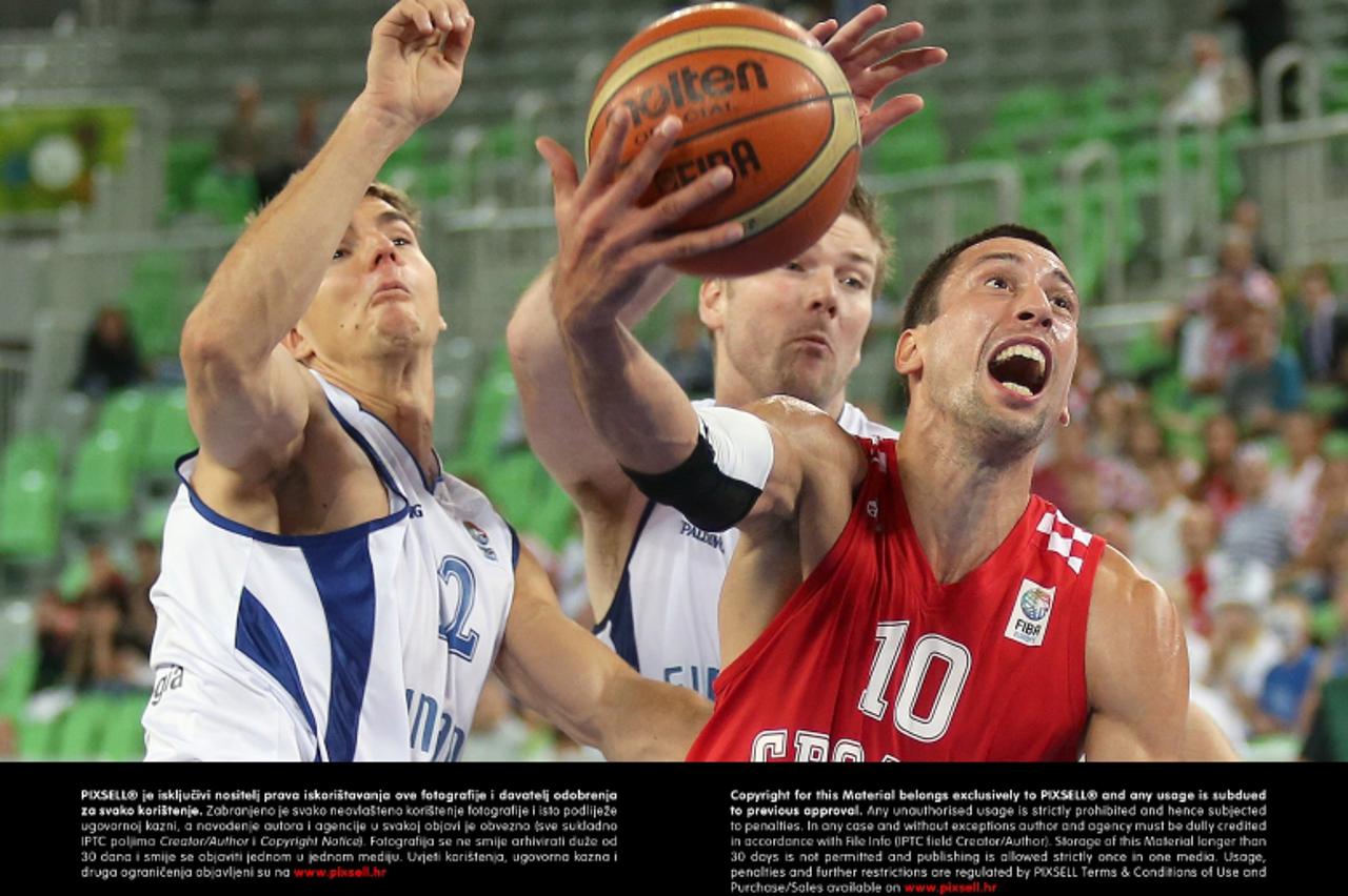 '12.09.2013., Slovenia, Ljubljana, Arena Stozice - Europsko prvenstvo u kosarci Eurobasket Slovenia 2013.Drugi krug, grupa F. Hrvatska - Finska.  Photo: Igor Kralj/PIXSELL'