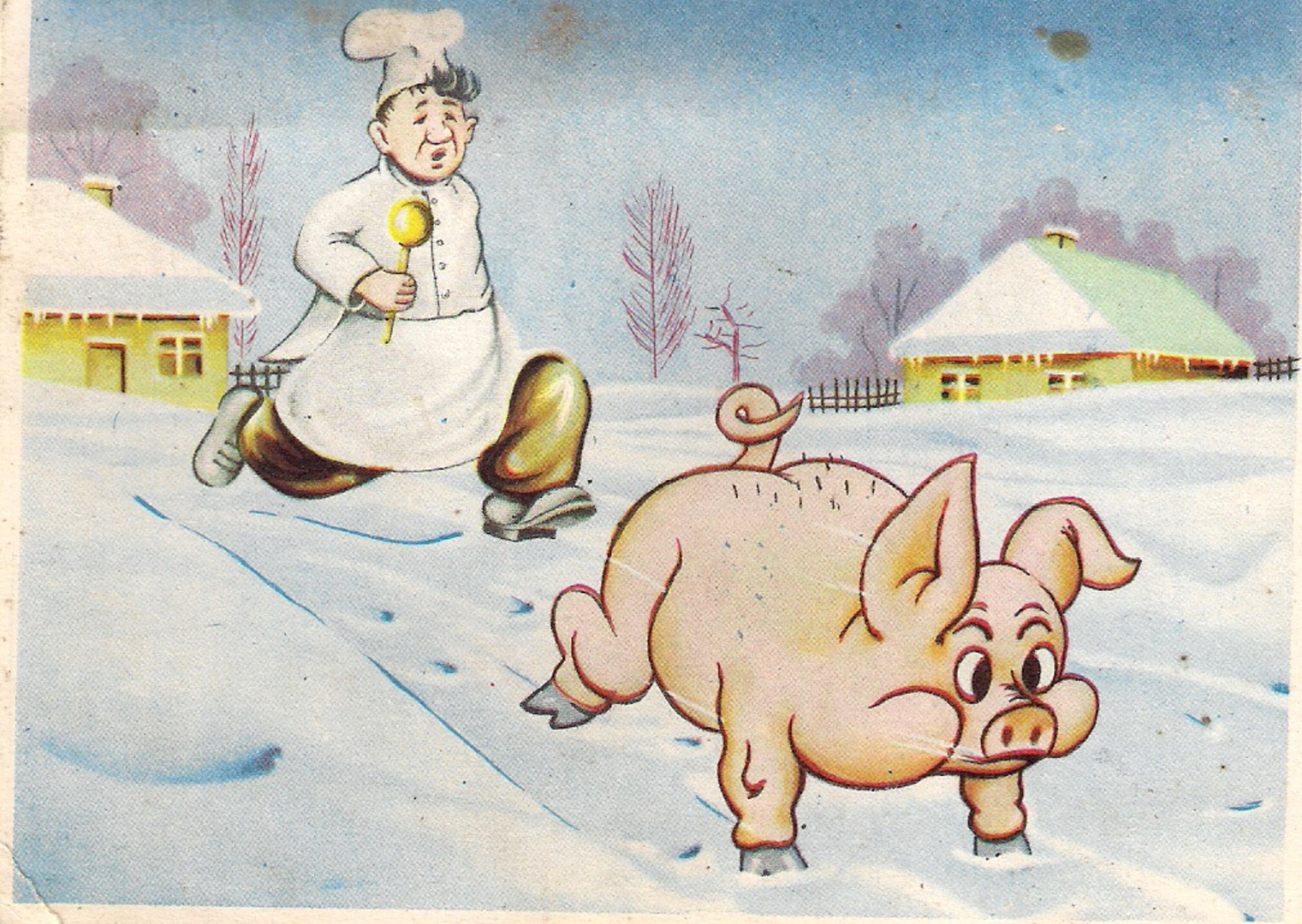 Praščić u bijegu pred kuharom - 1961.