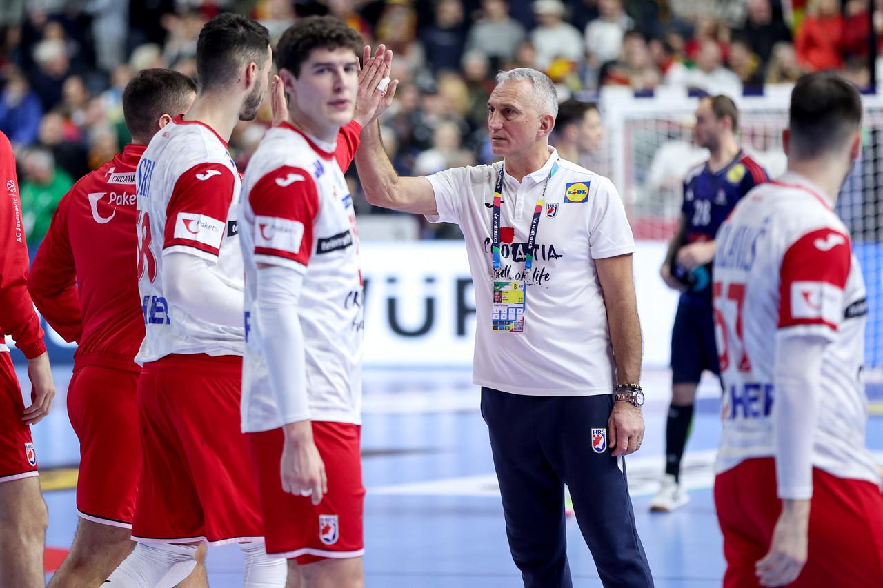EHF 2024 Men's European Handball Championship - Main Round - France v Croatia
