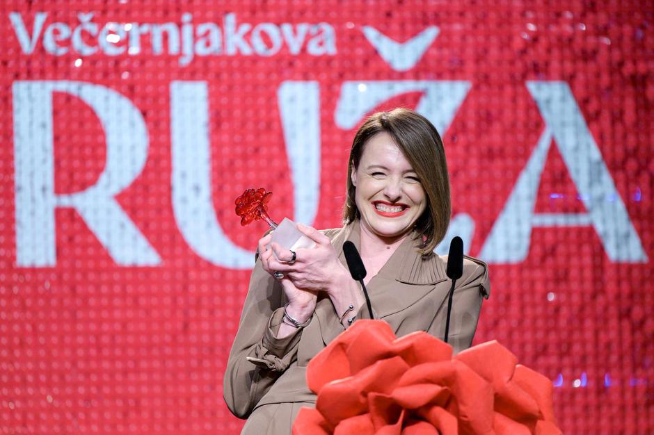 Zagreb: Dodjela medijske nagrade "Večernjakova ruža" u Hrvatskom narodnom kazalištu