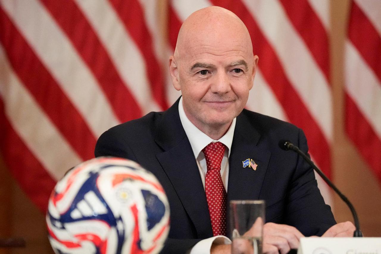 U.S. President Donald Trump holds a meeting of the FIFA Task Force in Washington