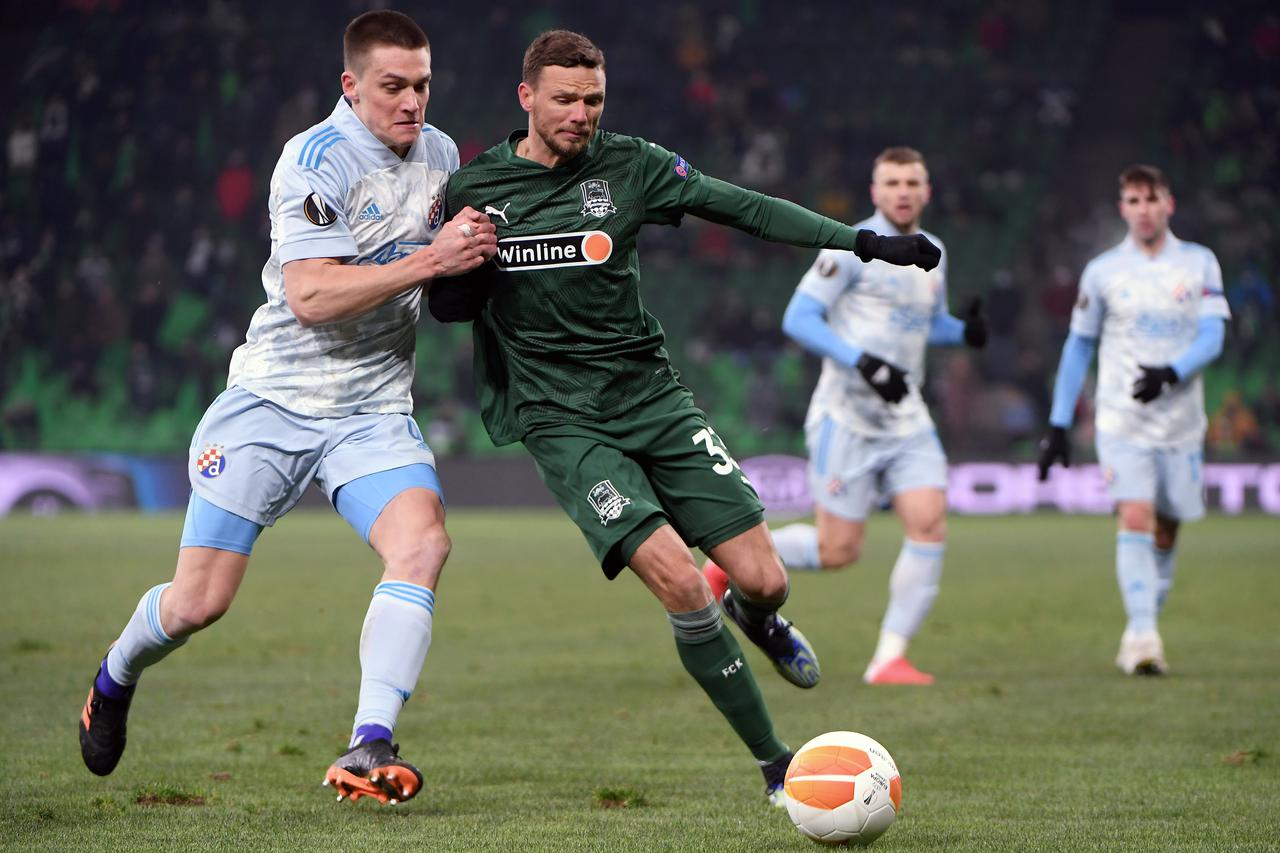 2020-21 UEFA Europa League Round of 32, 1st leg: FC Krasnodar vs GNK Dinamo Zagreb