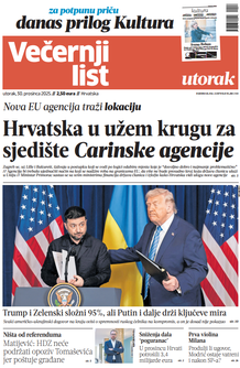 Večernji list naslovnica