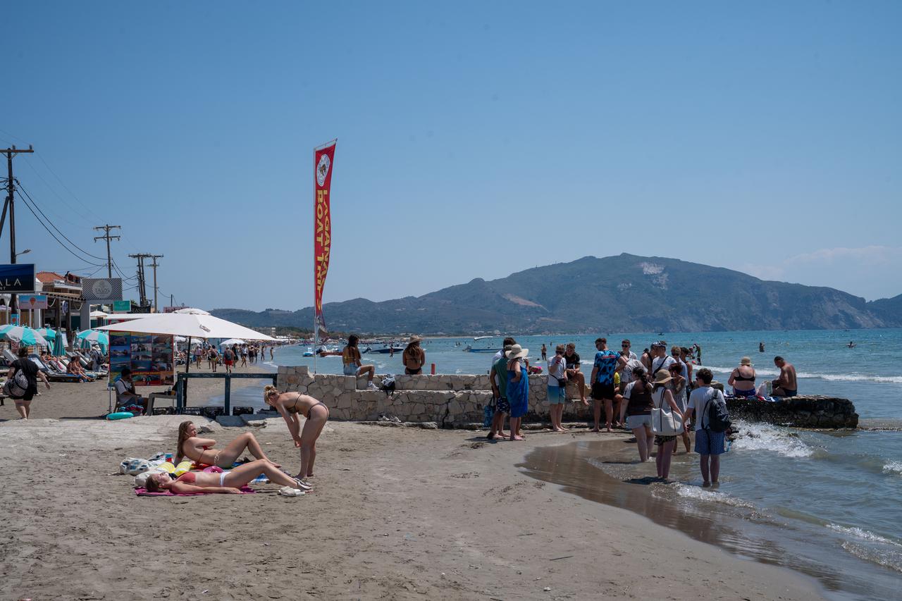 British tourists in Zante