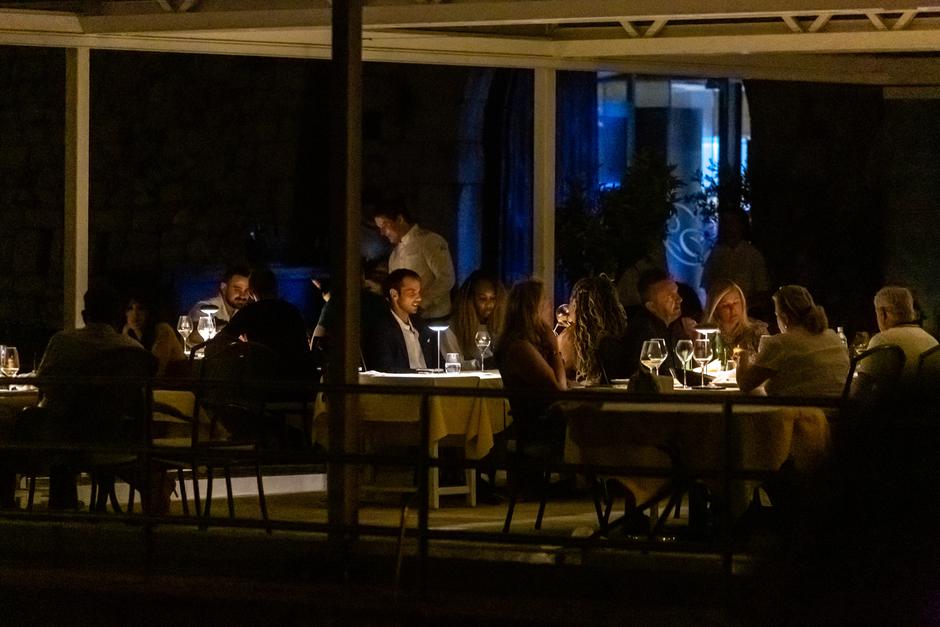 Venus Williams uživala u ljetnoj večeri na terasi restorana u Zadru