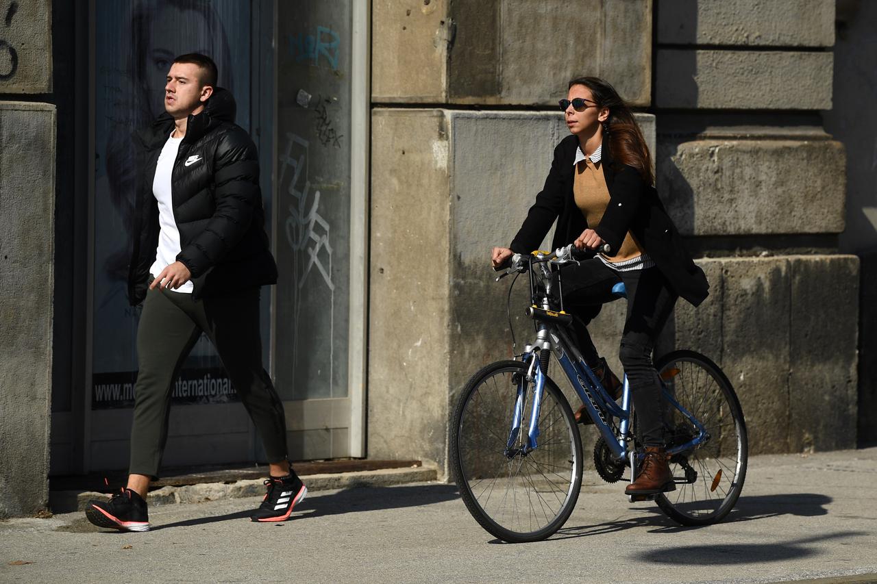 Zagreb: Biciklisti na gradskim ulicama