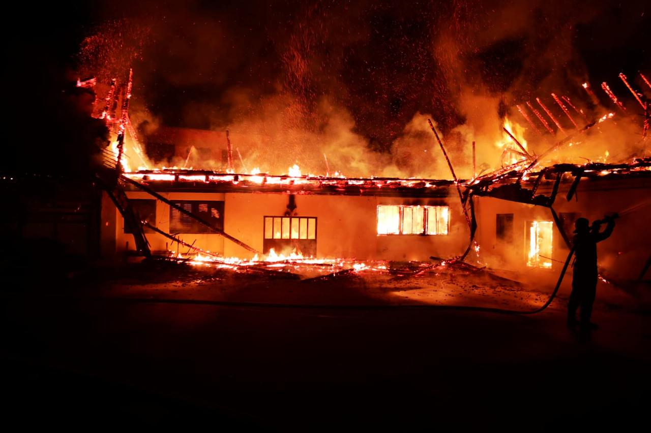 Požar u Mariji Bistrici