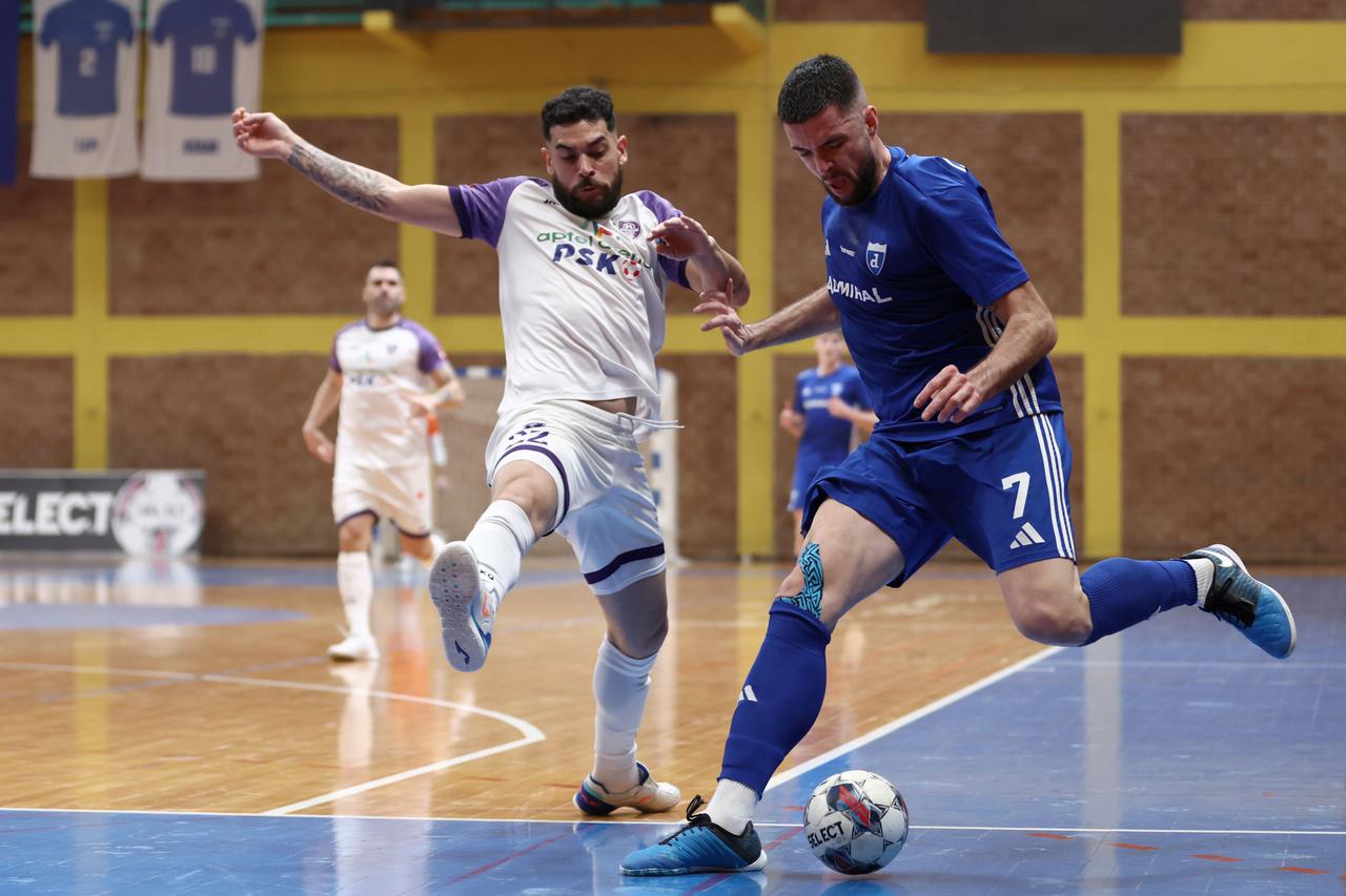 Susret MNK Futsal Dinama i MNK Novo Vrijeme u 11. kolu SuperSport malonogometne lige