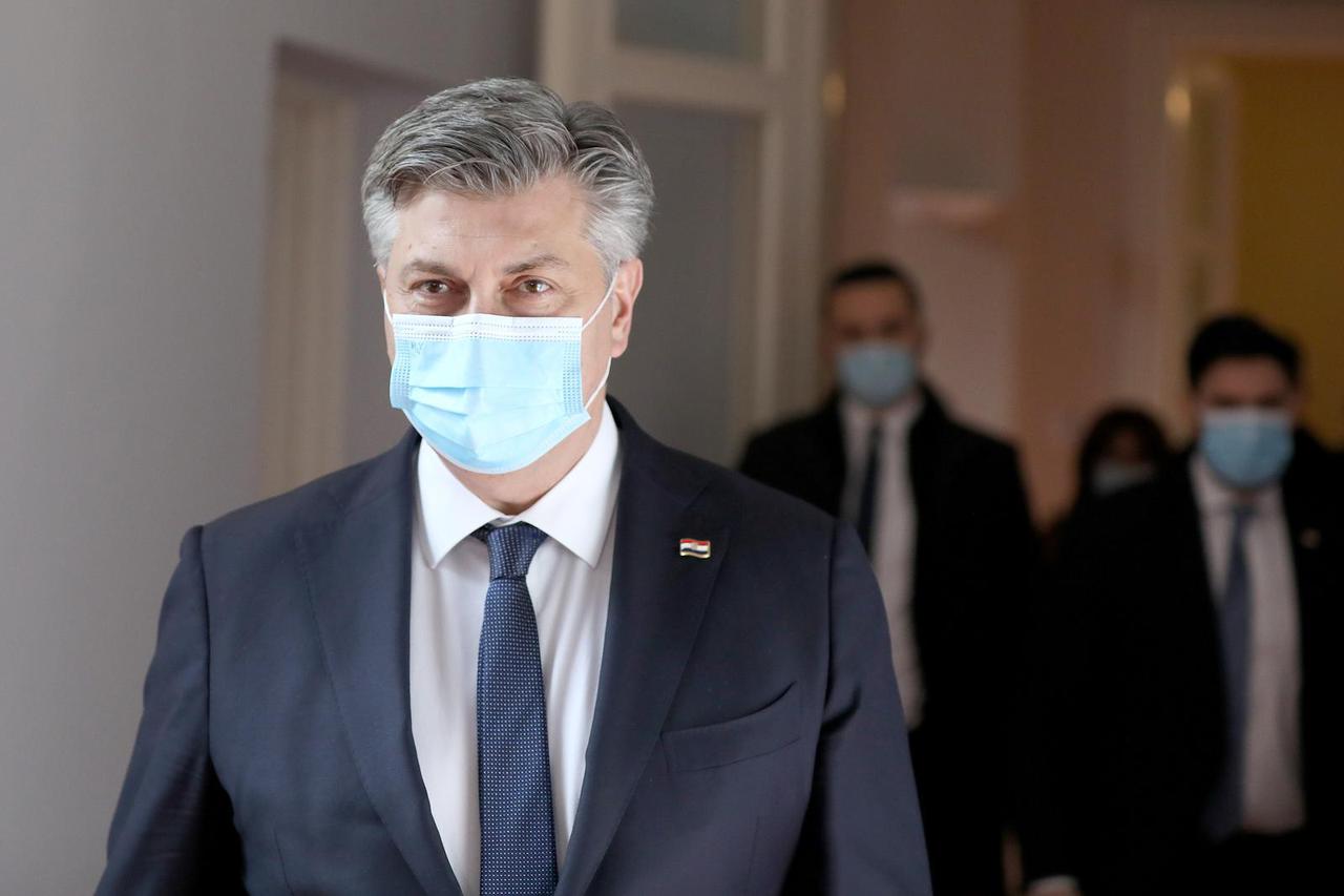 Andrej Plenković dolazi na sjednicu Odbora za unutarnju politiku i nacionalnu sigurnost 