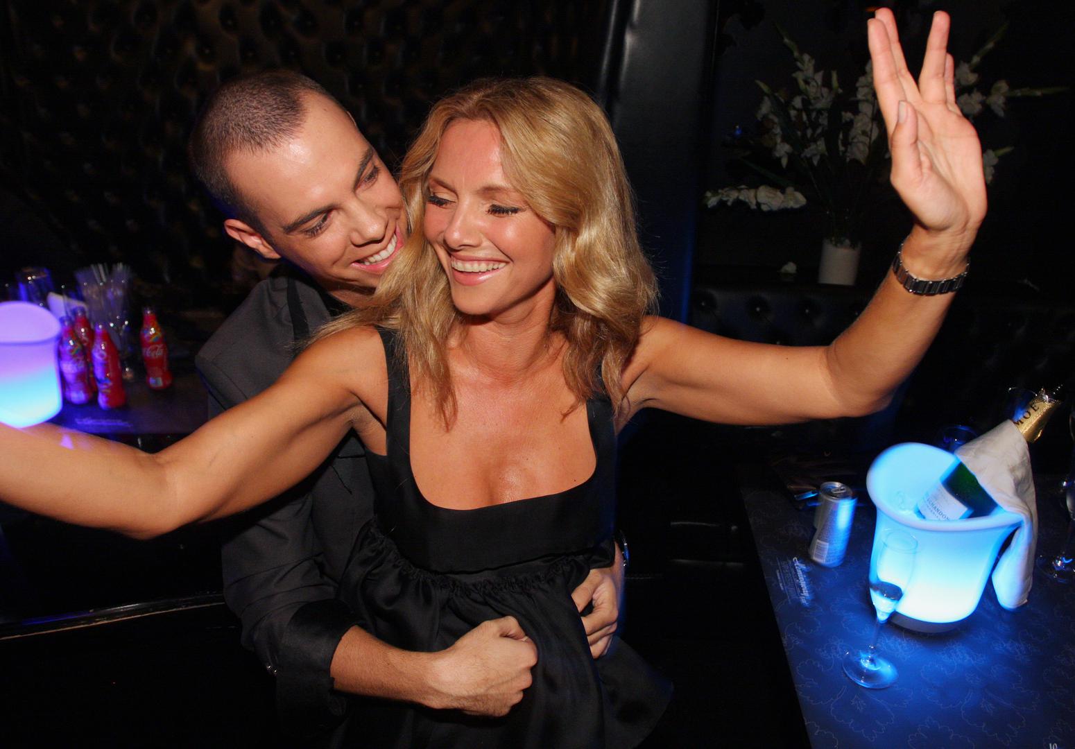 19.09.2009., Zagreb - Otvaranje sezone u zagrebackom klubu Hemingway na Tuskancu. Marko Grubnic i Vlatka Pokos u zanosnom plesu. rPhoto: Tomislav Miletic/24sata