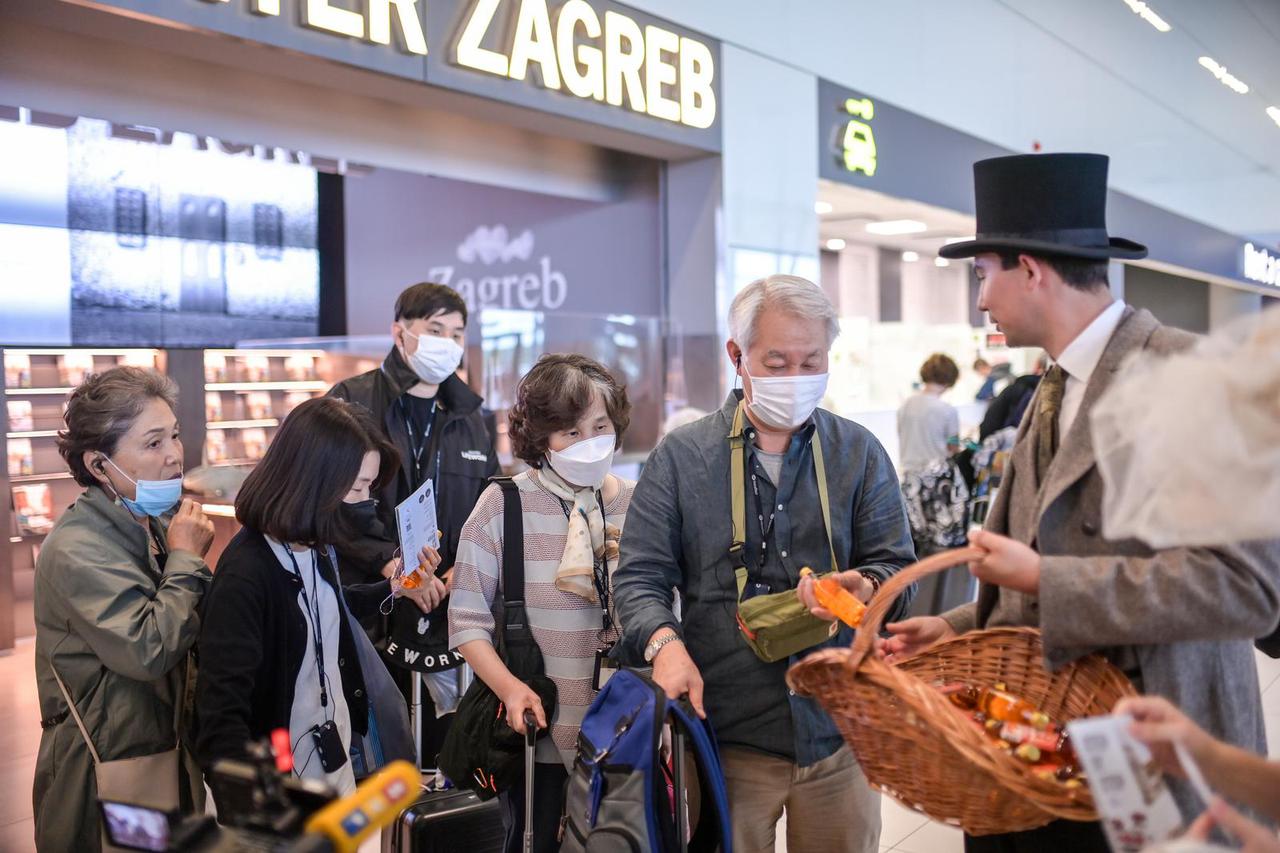 Zagreb: Dolazak prve grupe gostiju iz Južne Koreje nakon dvogodišnjeg razdoblja pandemije