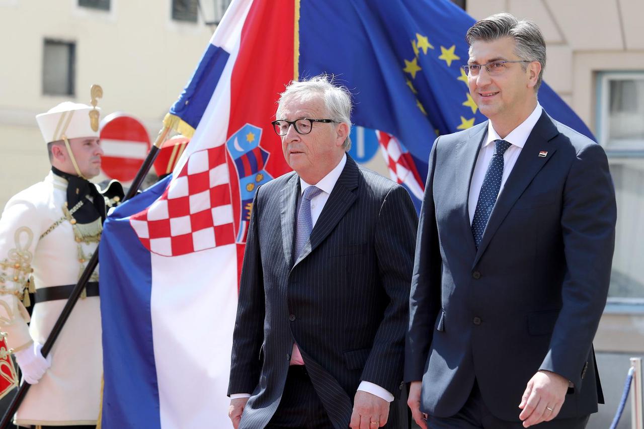 Predsjednik Plenković sastao se Jean-Claudeom Junckerom