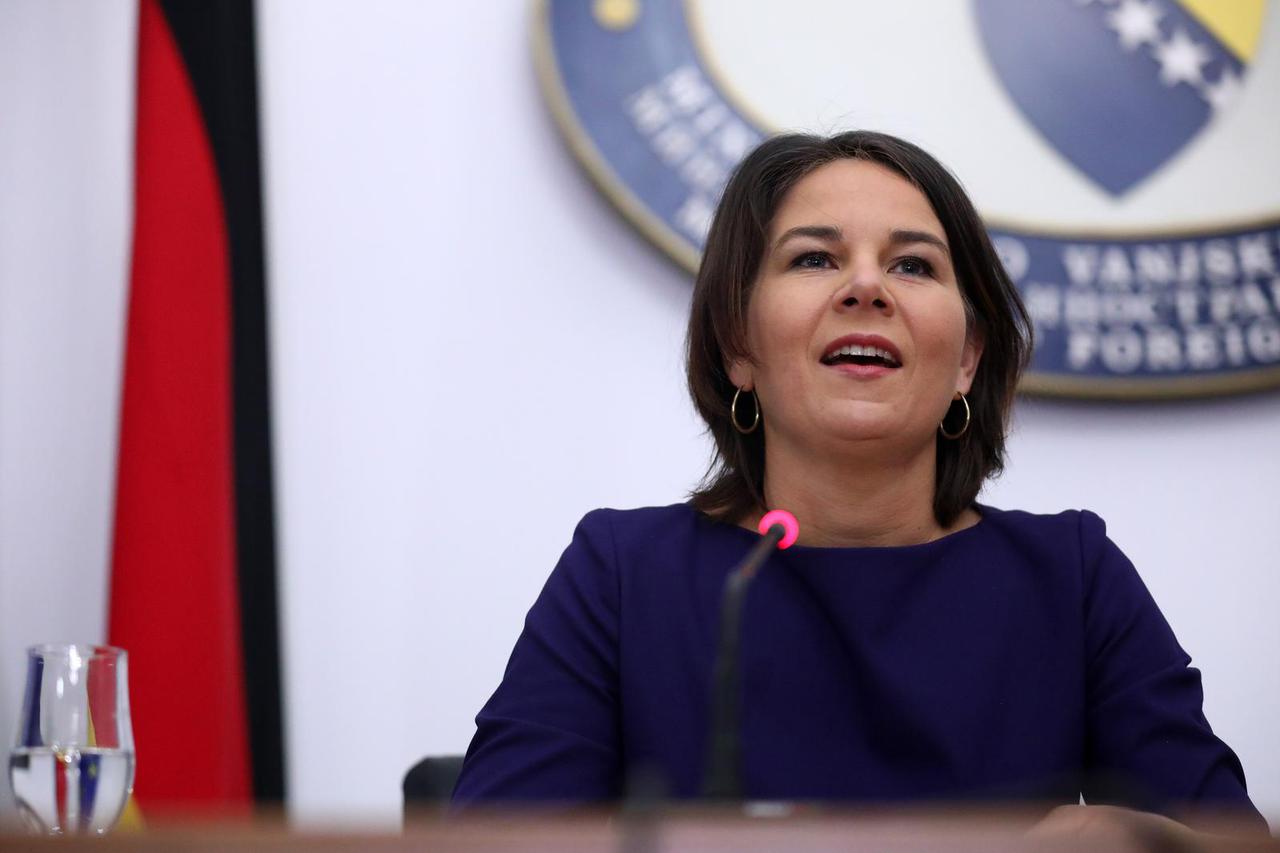 Sarajevo: Baerbock i Turković dale izjavu za medije nakon sastanka