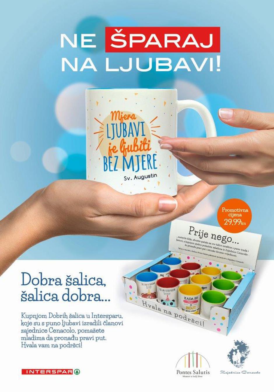 „Ne šparaj na ljubavi“ poruka je koju odašilju SPAR i Zajednica Cenacolo