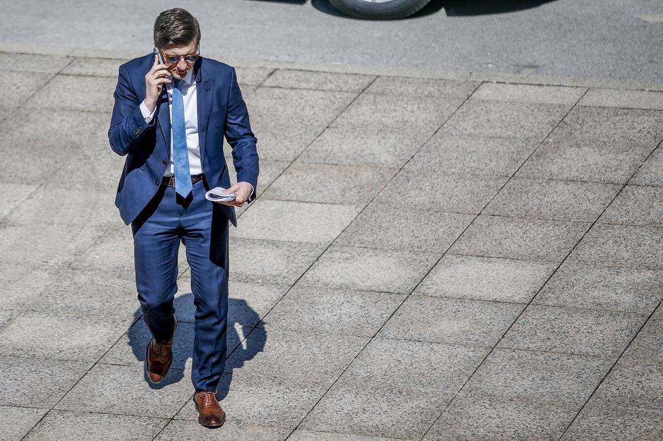 Zagreb: Dolazak na sjednicu Vlade u NSK