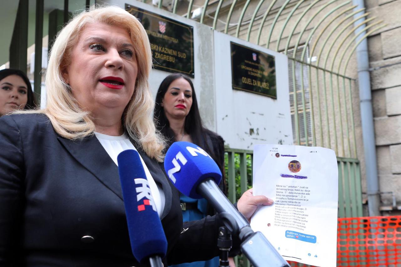 Zagreb: Škare Ožbolt predala Kaznenom sudu tužbu protiv Davora Filipovića