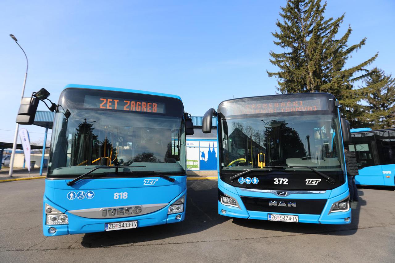 Zagreb: Predstavljanje preostalih 20 isporučenih niskopodnih autobusa ZET-a