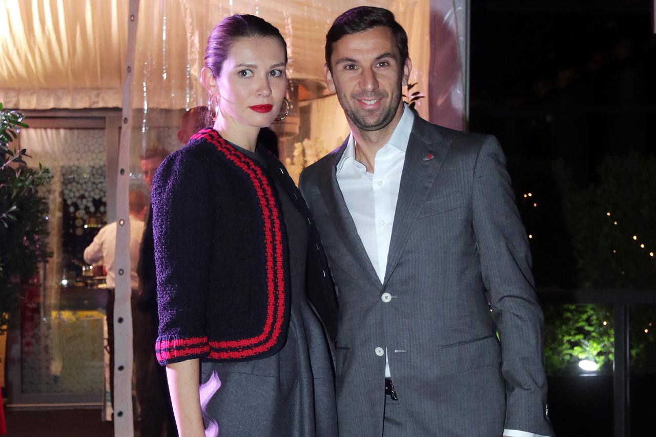 Zagreb: Vjen?anje nogometaša Ognjena Vukojevi?a i bivše Miss Hrvatske Andreje ?upor