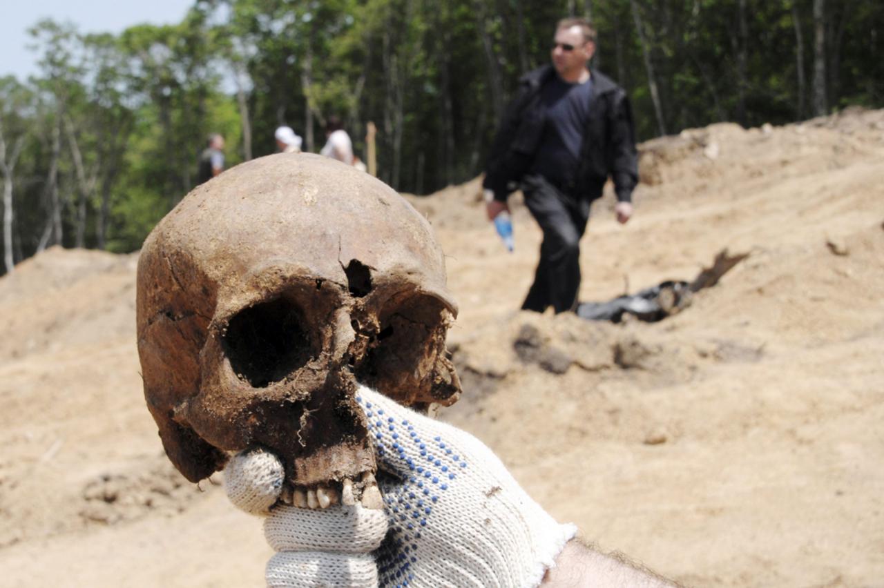 Lubanja iz masovne grobnice pokraj Vladivostoka