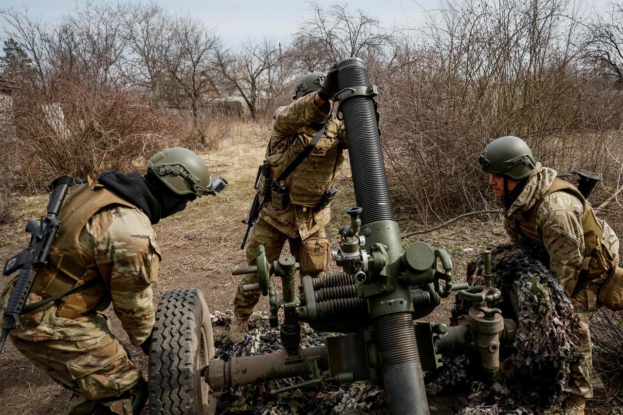 FILE PHOTO: The Freedom of Russia Legion fights in the Donetsk region of Ukraine