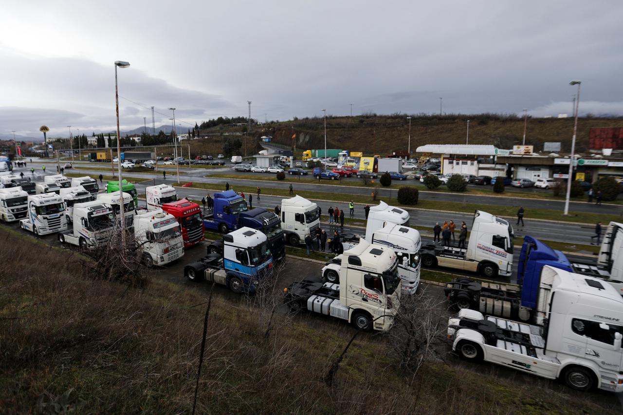 prosvjed na granici s Grčkom