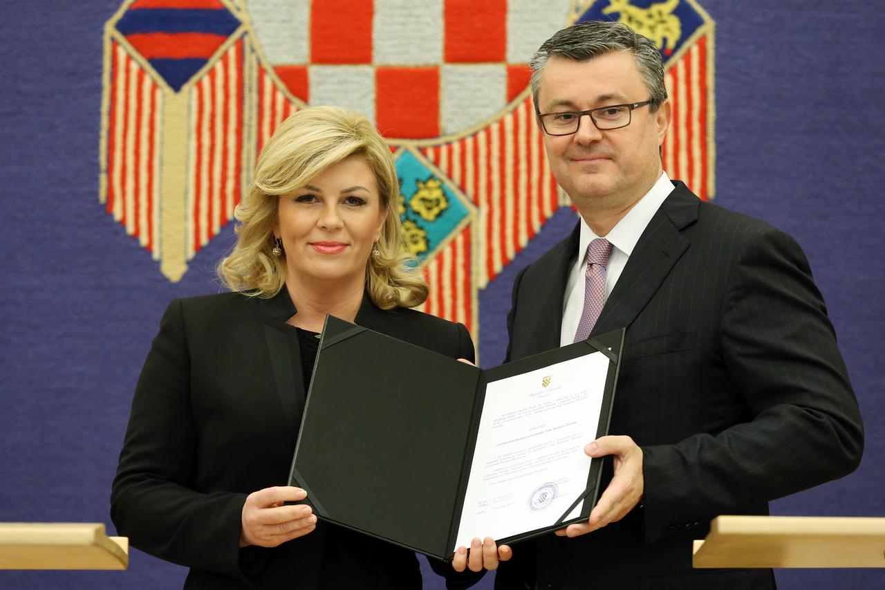 Tihomir Orešković i Kolinda Grabar Kitarović 