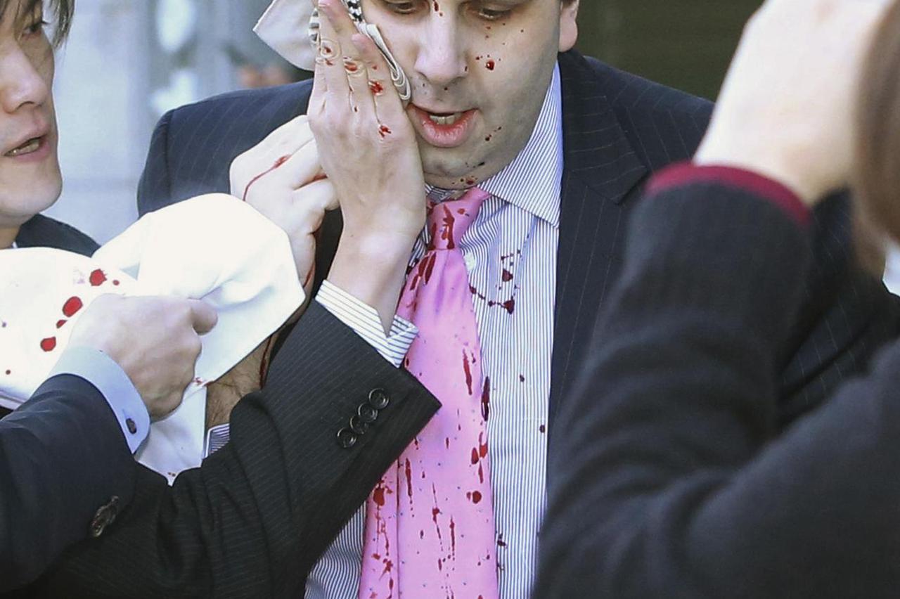 Mark Lippert,američki veleposlanik,napad žiletom