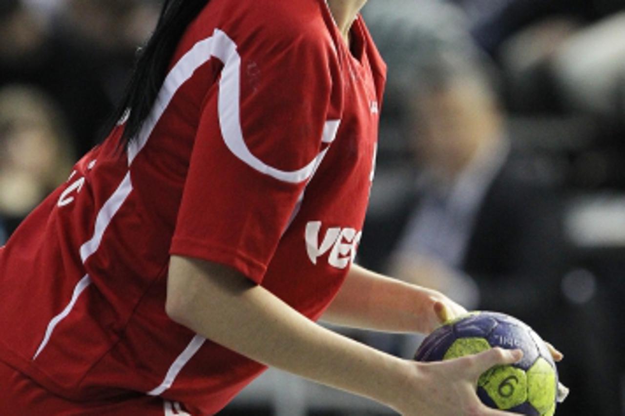 '02.02.2013., Koprivnica - Kup pobjednika kupova, 1/8 finala,  RK Podravka Vegeta - HC Vaci NKSE. Zana Covic. Photo: Marijan Susenj/PIXSELL'