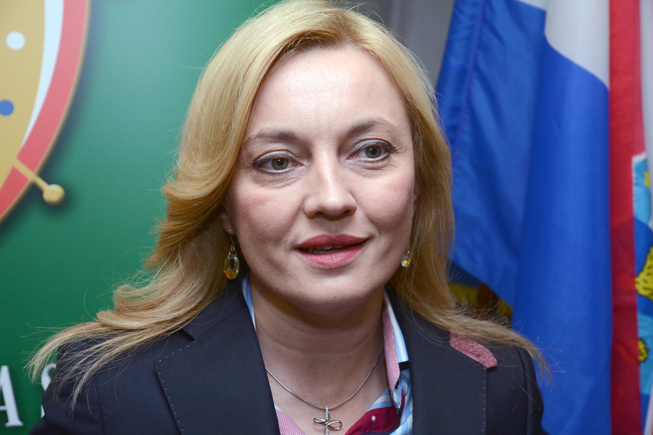 29.11.2014., Sisak - U hotelu Panonija odrzana je programska skupstina HSS-a te se obiljezila 110. obljetnica stranke. Marijana Petir. Photo: