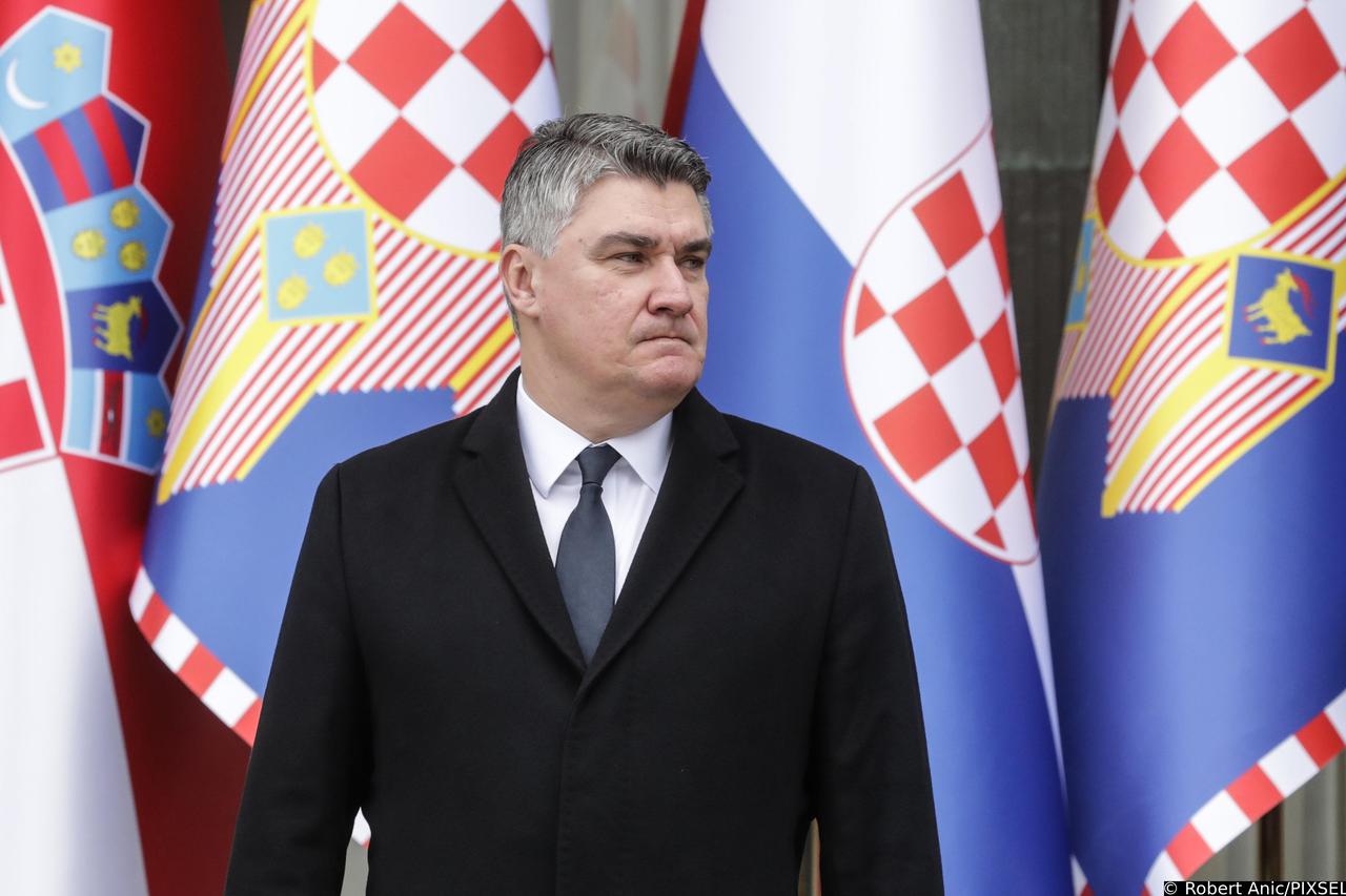 Zagreb: Predsjednik Milanović dodijelio je odlikovanja na obilježavanju 28. obljetnice Počasno-zaštitne bojne 