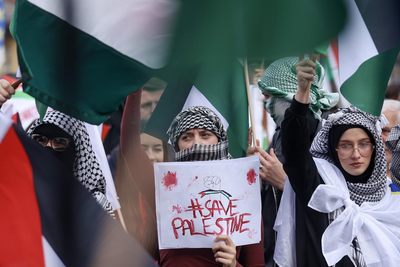 Sarajevo: Prosvjed podrške Palestinskom narodu