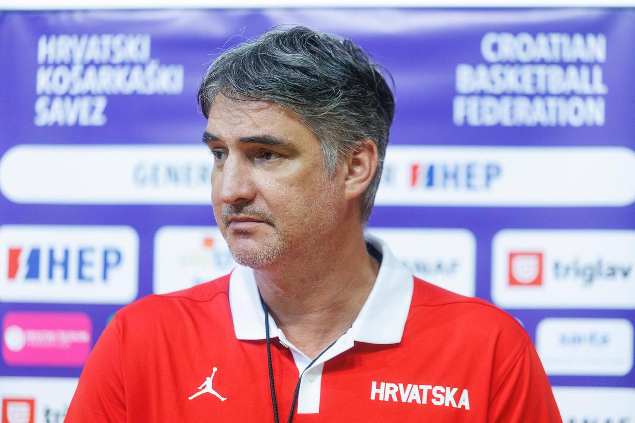 Opatija: Trening hrvatske košarkaške reprezentacije