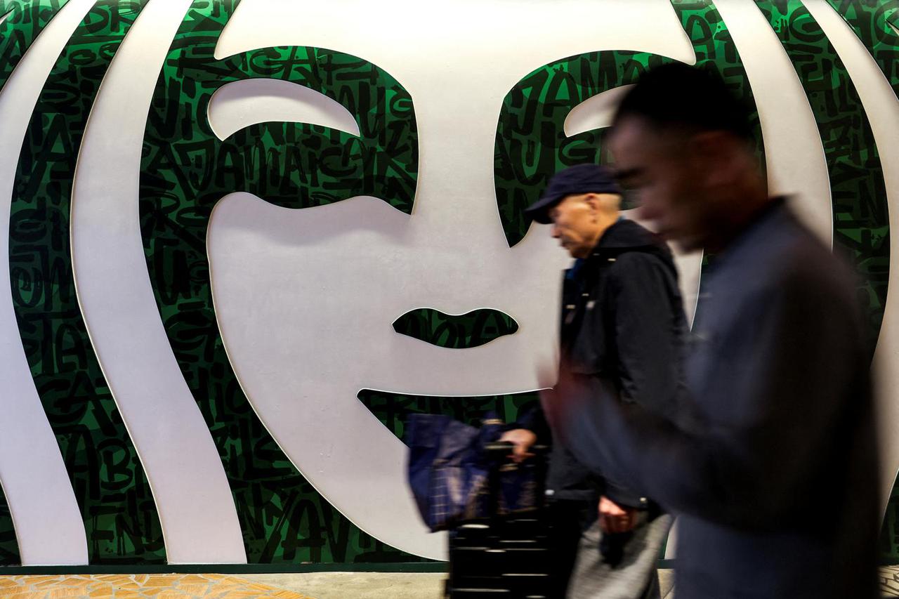 FILE PHOTO: Starbucks in Shanghai